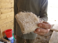 laine de chanvre pour l'isolation